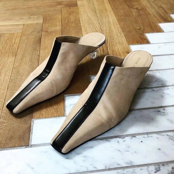 Stripe Flare Mules - Picture 1 of 13